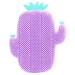 Professional Small Cactus Silicone Scrubber Face Cleanser Brush Portable Reusable Manual Facial Cleaning