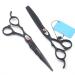 Barber Scissors 7 Inch Steel Left Hand Barber Scissors Thinning Shears Hairdressing Scissors 2024