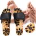 Verdant Touch Reflex Zone Massage Shoes - Naturopathy Acupuncture Foot Slippers (Black Size 39) | Health Care & Comfort - Buy Online on GoSupps.com