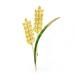 Pin Jewelry Gifts for Women Ladies Fashion Accessories Ladies Elegant Wheat Brooch Enamel Leaf Beauty Wheat Flower Shaped Brooch Party Banquet Brooch Brooches & Pins