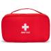 Jipemtra Small First Aid Kit Bag - Red Handle Outdoor Travel Rescue Pouch for Car, Home, Office & Sport - Buy Online on GoSupps.com