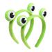 MFUOE 2 Pieces Frog Headband Makeup Headband Gree Frog Hair Bands Hair Accessories Cartoon Hair Tie for Makeup Shower Face Washing Skincare Sports