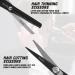 Professional Hair Dressing Hair Cutting Clipers Grooming clipers Barber Hairdressers Set - Scissors Hair Thinning Shear Scissor Straight Razor Hair Comb Black - Buy Online on GoSupps.com