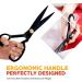 Premium 9-inch Fabric Scissors for Sewing - High Density Carbon Steel Shears with Bonus Measuring Tape for Fabric, Leather, and Metal Cutting - Buy Online on GoSupps.com