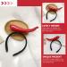 Lurrose Plush Chili Pepper Headband - Fun Vegetable Hairband for Weddings & Girls | Bridal Hair Accessories in Red - Buy Online on GoSupps.com