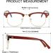 Stylish Half-Frame Blue Light Blocking Glasses for Computer Use - Shop Internationally - Buy Online on GoSupps.com