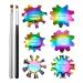 French nails template acrylic nail edge trimmer 8pcs nail template template for cutting and manicure from nail lines Rand trimmer French smile line manicure tool (b)