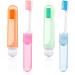 Xinzistar Portable Soft Toothbrush Set - 4 Pieces | Travel & Camping Toothbrush for Adults & Children | Folding Design for Oral Care on the Go - Buy Online on GoSupps.com