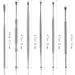 TKFDC 6-Piece Ear Wax Removal Kit - Stainless Steel Ear Curette & Cleaning Tools - Buy Online on GoSupps.com