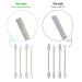 Reusable Cotton Swabs 4 Pcs Silicone Double Tipped Buds - Black & Grey (Storage Clearance Sale) - Buy Online on GoSupps.com