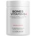 Codeage Bones Vitamins+ - Vitamin D3 & K2 Vitamin C Calcium Magnesium Zinc Hesperidin L-Lysine Manganese Bamboo Horsetail Cissus Boron Trans-Resveratrol Non-GMO Supplement - 90 Capsules