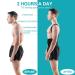 Adjustable Back Brace Posture Corrector for Men and Women - Relieve Waist, Back, and Shoulder Pain - Improve Posture, Provide Lumbar Support - Breathable Design - Size L (33-37) - Buy Online on GoSupps.com