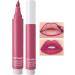Lip Pen - Non-stick tinted lip pen liquid lip balm pen-shaped tip for moisturizing stains 3g waterproof moisturizer for women and girls leakproof - Buy Online on GoSupps.com