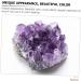 FOMIYES 2pcs Natural Crystal Cluster Decor Natural Gemstone Specimen Desktop Crystal Ornament Crystal Stone Purple Medium - Buy Online on GoSupps.com