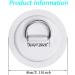 6 Pack Stainless Steel D-Ring Patch for PVC Inflatable Boats and Watercraft - Deck Accessories, No Glue Needed - White - Buy Online on GoSupps.com