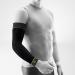 Bauerfeind ARM Sleeeve "Sports Compression Sleeves Arm" 1 pair of sports compression bracelets unisex armries for ball and endurance sports to strengthen the muscles black s
