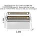 BaBylissPRO Barberology Cordless Metal Double Foil Shaver FXFS2 Replacement Foil and Cutters - Silver - Buy Online on GoSupps.com