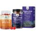 Bundle of Potent Vitamin B6 Gummies for Adults - Vitamin B Complex Supplements for Nervous System and High Absorption Magnesium Sleep - Rest Support Magtein Magnesium L-Threonate and Apigenin Theanine
