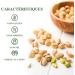 PISTAMED - Organic Pistachios - Salt Free - Artisan Roasting - No Additives and Gluten Free - High in Fiber - Vegetarian and Vegan Diets - Box: 560 gr 16 bags of 35 gr - Buy Online on GoSupps.com