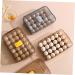 Hohopeti Box Egg Carton to go Food containers with lids Egg Dispenser Egg Tray Carrier Household re-usable - Buy Online on GoSupps.com