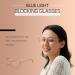 FONHCOO Blue Light Blocking Glasses Women Men Computer Eyeglasses TR90 Fashion Round Transparent Anti Blue Light Glasses with Anti Eyestrain & UV Glare for Gaming & Reading Champagne - Buy Online on GoSupps.com