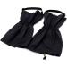 YMWALK Waterproof Hiking Leg Gaiters | Lightweight & Adjustable Snow Gaiters for Skiing Climbing & Hunting - Durable Black Leg Covers - Buy Online on GoSupps.com