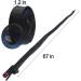 Dndo 7PCS Fishing Rod Sleeve - Braided Mesh Rod Cover for Protecting Fishing Rod - Black with Blue/White - Protector Pole Gloves Fishing Tools - Buy Online on GoSupps.com