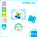 MAM Day & Night Silicone Pacifier 0-6 Months for Boys | 6-Pack with Sterilized Transport Boxes | International Shipping Available - Buy Online on GoSupps.com