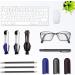 Eyeglass Cleaner Tool (3pc)  Eye Glass Cleaner Lens Cleaner Scratch Remover for Eyeglasses  Carbon Eyeglass Lens Cleaner  Efficient and Durable Carbon Microfiber Technology - Buy Online on GoSupps.com
