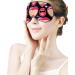 Booty Lips Heart Soft Sleep Mask for Women - Funny Love Pattern Blackout Eye Mask with Adjustable Straps | Travel-Friendly Sleep Solution - Buy Online on GoSupps.com