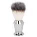 Razor brush for men fine synthetic bristles rapidly drying bare foam brush for men gift comfortable handle stainless steel efficient cleaning easy to clean