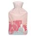 Heat bottle with lid Japanese autumn landscape rubber hot water sac for pain relief cramps foot warmers hot and cold therapy