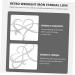 ORFOFE 1pc Wrought Iron Heart Pendant Home Decor Iron Pendant Garden Wall Craft Decor Wall Decoration Rural 35x28.5cm Silver - Buy Online on GoSupps.com