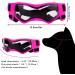 Dog Goggles for Small Breeds Windproof Anti-Fog Dog Sunglasses Adjustable Puppy Sunglasses for Small Medium Dogs Outdoor Riding Driving Protective Eyewear (Pink) - Buy Online on GoSupps.com