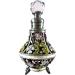 JFYSJ Fancy Classic Pattern Empty Refillable Glass Perfume Bottle Retro Frosted Flower Lid Perfume Bottle - Buy Online on GoSupps.com