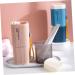 Beavorty 3-Piece Portable Toothbrush Storage Box & Toothpaste Case - Travel-Friendly Toothbrush Cups for Easy Organization - Buy Online on GoSupps.com