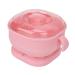 Hair removal wax warmer with handle fast heating 400 ml capacity silicone wax heating pot depilatory growth melting device pink 220-240 V