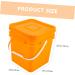 IWOWHERO Sealed Cleaning Bucket Grain Dispenser Laundry Dispenser Buckets Plastic 26X24CM As Shown - Buy Online on GoSupps.com