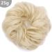 Messy Hair Bun Donut Chignon Updo Scrunchie Hairpiece | Bleach Blond Ponytail Extension 25g - Buy Online on GoSupps.com