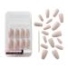 GoldFinger Full Cover Long Length Press On False Nails - 24 Nail Set - Buy Online on GoSupps.com