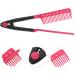 HAPINARY Hair Styling Comb Clipon Vshaped Design Hair Straightener And Rosy - Buy Online on GoSupps.com