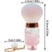 Dtaigou Nail Brush Nail Blush Makeup Eyeshadow Brushes | Portable Large Eye Shadows Make Up Brushes for Blush Shadow and Highlight Pink - Buy Online on GoSupps.com