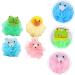 Beavorty 4Pcs Animal Shaped Bath Flower Shower Sponge Loofah - Cute Scrub Balls for Kids & Adults - Soft Bath Pouf Scrubber for Gentle Cleansing - Buy Online on GoSupps.com