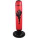 Punching Bag - Black & Red Kickboxing Bag for Taekwondo | Compact Fast Rebound | Fitness & Stress Relief - Buy Online on GoSupps.com