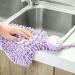Chenille Hand Towel with Hanging Loop - Soft and Absorbent Cute Animal Cleaning Cloth for Kitchen and Bathroom 26 * 28cm (Grey) - Buy Online on GoSupps.com