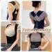 Adjustable Posture Corrector for Men and Women - XL Black Back Brace for Shoulder and Spine Pain Relief - Buy Online on GoSupps.com