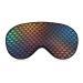 LynaRei Sleeping Mask Colorful Dragon Scales Texture Sleep Eye Mask Blindfold with Adjustable Strap Soft Eye Cover for Blocking Out Lights Style