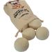 Wool Dryer Balls Quicker Drying Reduces Wrinkles and Ironing Replaces Fabric Softener 6 Large New Zealand Wool Balls Lasts More Than 1000 Loads - Buy Online on GoSupps.com