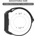 Buy WANME Black Elastic Nylon Replacement Bracelet for Xiaomi Mi Band 6 & Amazfit Volume 5 - Comfortable Wristband for Men & Women - Buy Online on GoSupps.com