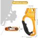 Ubaymax Climbing Hand Ascender - Outdoor Climbing Gear for 10-13mm Rope | Right/Left Hand Stowing Clamp - Yellow - Buy Online on GoSupps.com